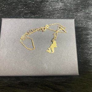 10K SOLID GOLD DISNEY PRINCESS ARIEL PENDANT